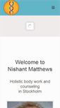 Mobile Screenshot of nishantmatthews.com