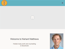 Tablet Screenshot of nishantmatthews.com